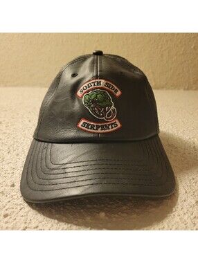 South Side Serpents Hat Hot Topic Riverdale Adjustable Size Pleather Upper